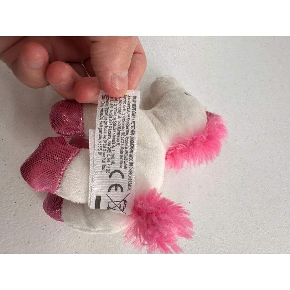 Baby Gund Plush‎ White & Pink Unicorn Glitter Hooves - 6 Inches Horse Stuffed